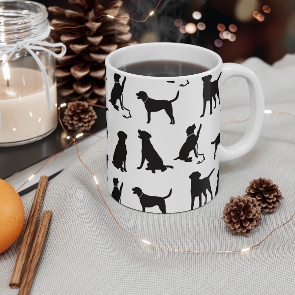 Black Labrador mug, dog mug, black Labrador, dog gift, Labrador, dog lover mug, Birthday Gift, Valentines Gift, Gift for Loved One