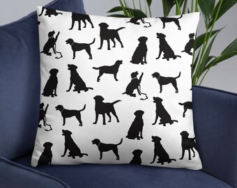 Labrador Retriever Dog Animal Lover Pet Owner Keeper Throw Pillow 16x16 Multicolor Wowsome 