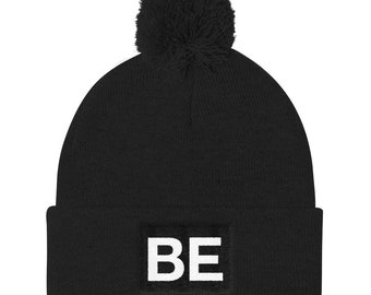 BE Pom Pom Knit Cap