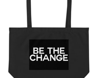 Large organic tote bag