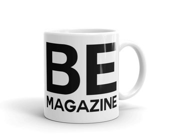 White glossy mug