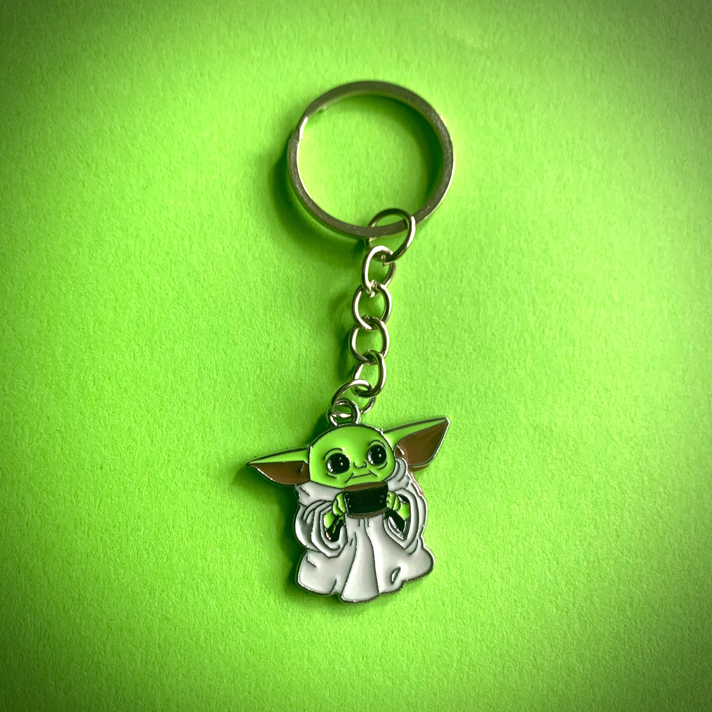 The Child Grogu Mandalorian keyring