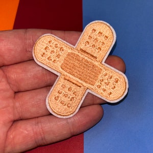 Plaster / Band Aid funny Embroidered Patch Stickers