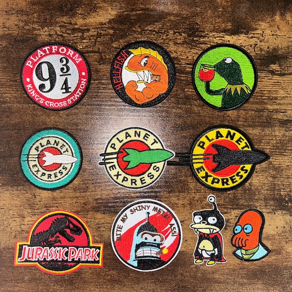 Cartoon Embroidered Patch Stickers