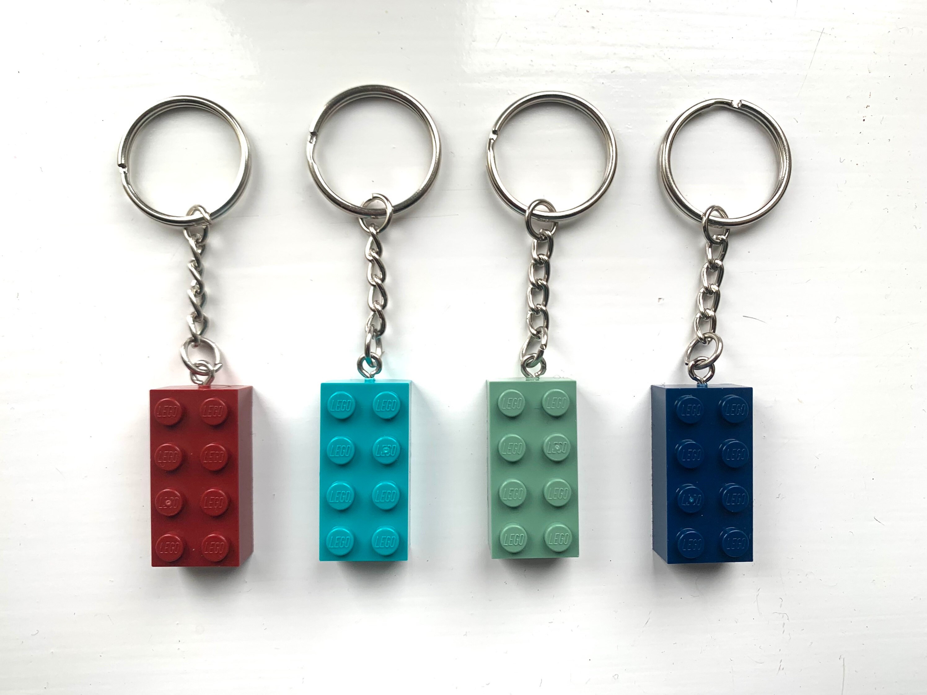 LEGO Brick Keyring Variety of Colours and Keyring Colours Etsy