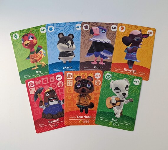 ACNH Amiibo Cards AC Cards Amiibo Cards Series 5 AC Etsy