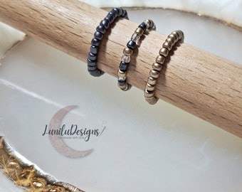 NEW! Beaded Stretchy Stackable Midi Rings