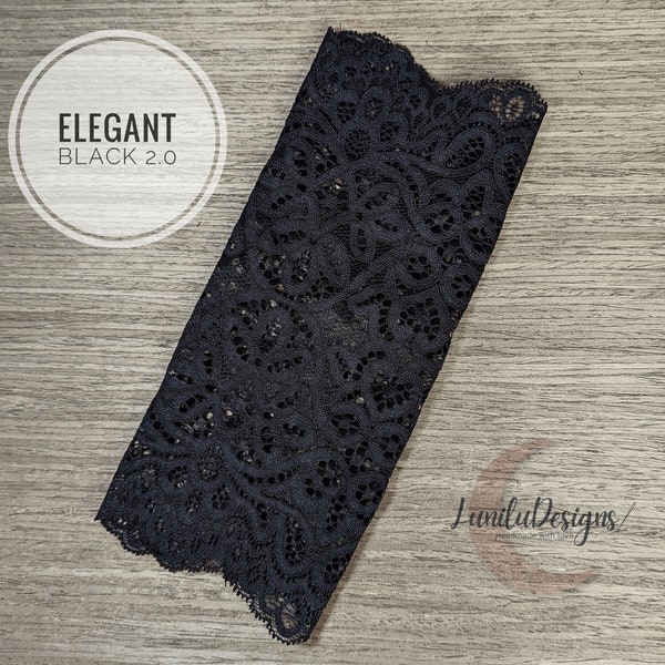 Elegant Black 2.0 Lace Sleeve