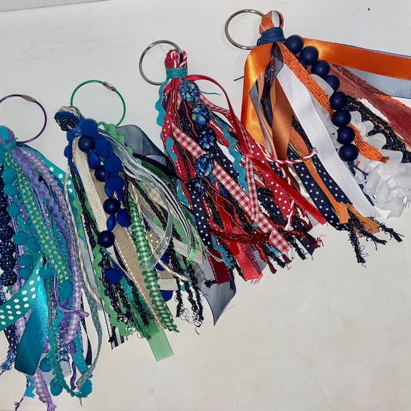 Ribbon bag charms