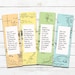 Winnie the Pooh Quote Bookmarks, Set of 4, Printable Digital Download ...