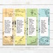 Winnie the Pooh Quote Bookmarks, Set of 4, Printable Digital Download ...