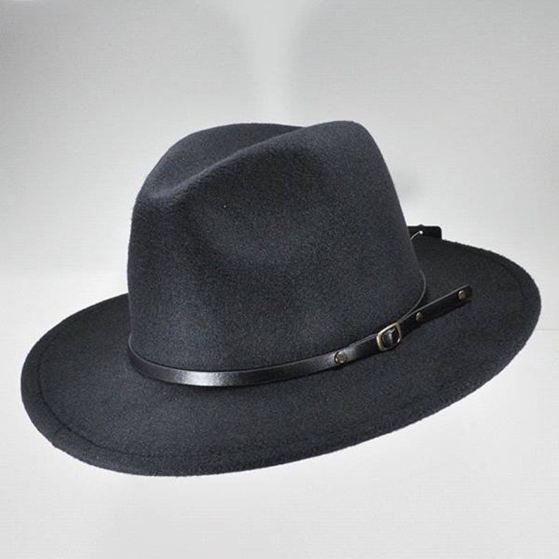 Red Bottom Fedora Hat Milani Wide Brim Felt Fedora Hat Etsy