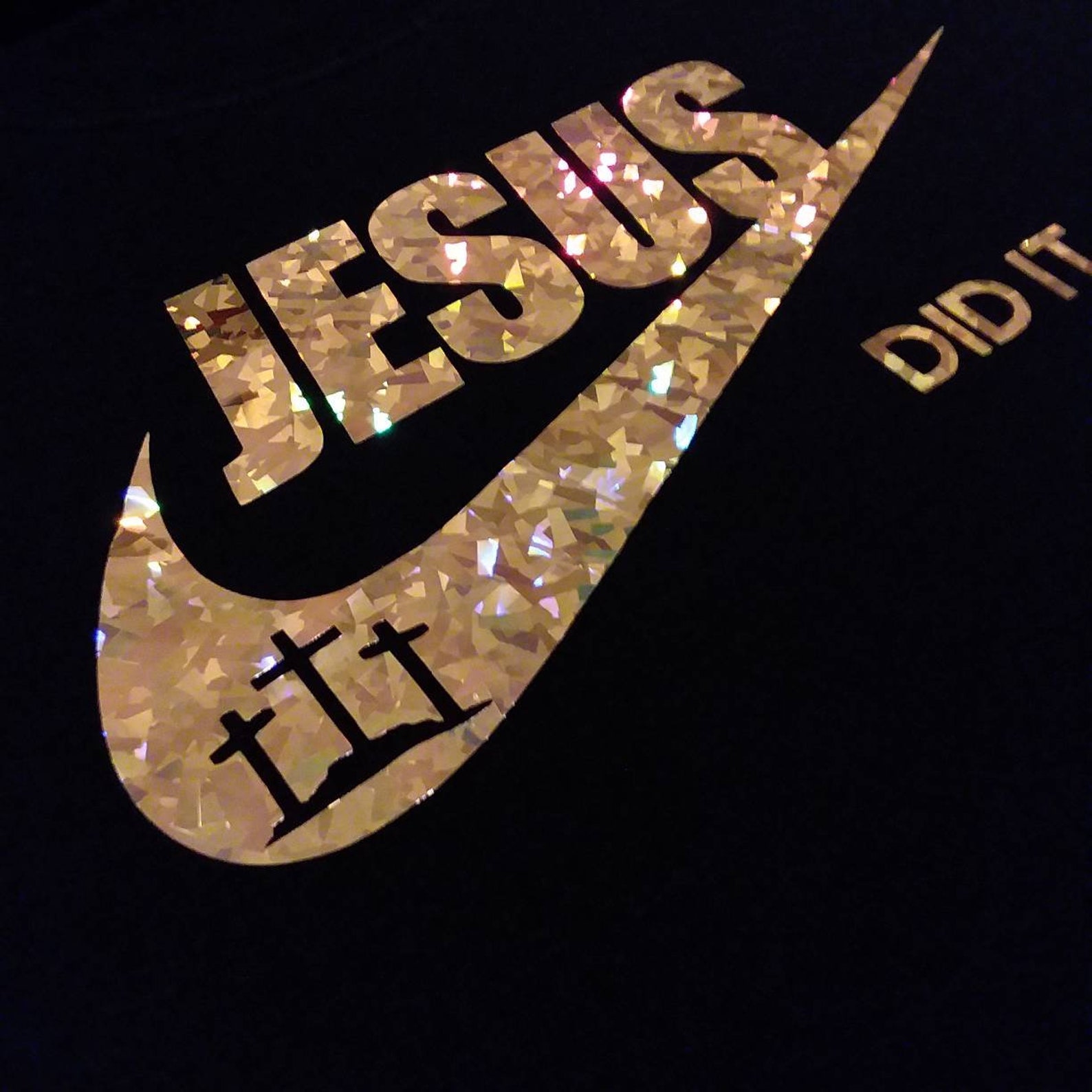 Jesus Did It Nike Svg File Jesus Svg For Cricut Silhouete Etsy