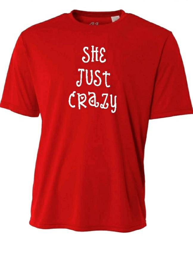He Crazy But I Love Him His & Hers Valentines Day T Shirts She | Etsy