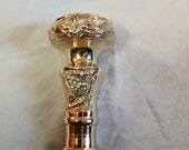 round brass stick handle for wooden walking stick cane