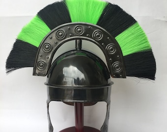 Helmet Reenactment Medieval Rome HBO Armour Helmet With Plume Item