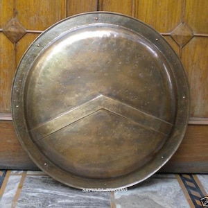Medieval 300 SPARTAN Shield 18&quot; GREEK King Leonidas Gear of War Armor Shield