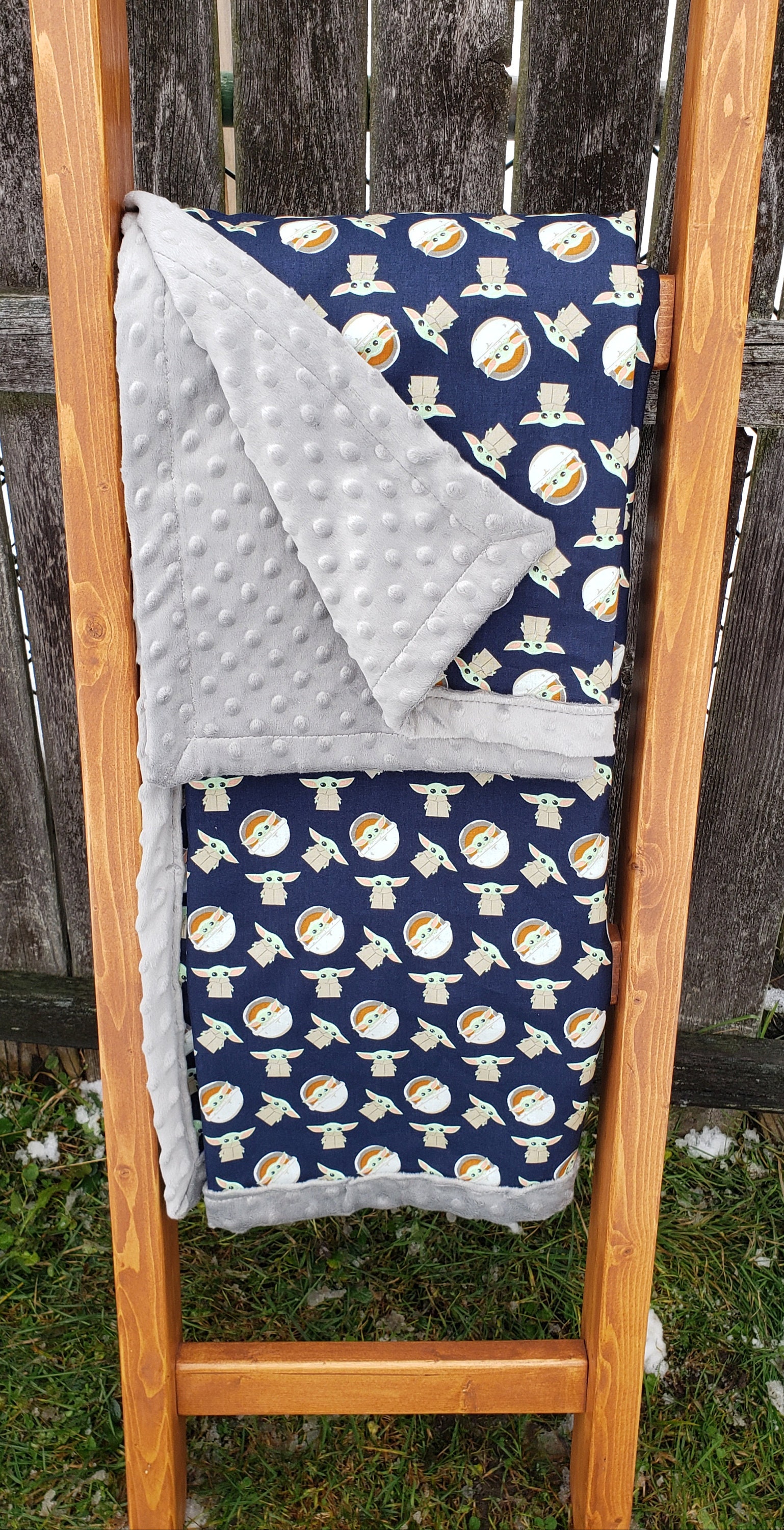 Baby Yoda Minky Blanket Baby Yoda Throw Blanket Baby Yoda | Etsy