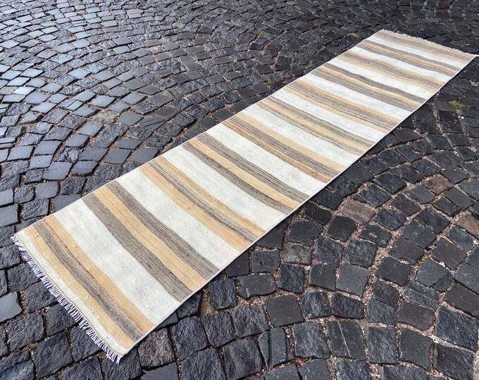 2,2 x 9,0 ft,Entryway rug, Turkish kilim, Vintage kilim,Carpet, Decor rug, Hallway rug, Handmade kilim, Organic rug |  68 x 277 cm