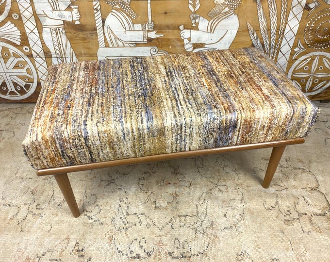 handmade ottoman bench  vintage ottoman footsool upholstered bench table ottomans poufs kilim bench piano bench entryway bench coffee table