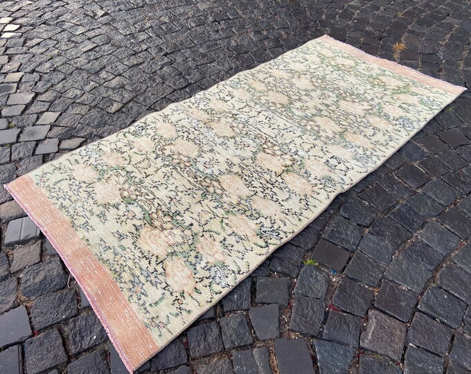 Bohemian rug, Area Rug, Turkish rug, Home decor, Vintage rug, Wool rug, Handmade rug, Carpet, Kilim | 95 x 184 cm = 3,1 x 6,0 ft