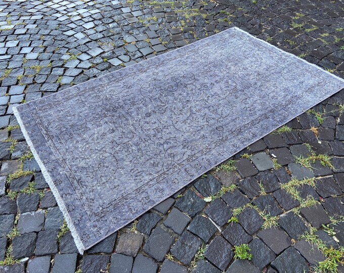Bohemian rug, Area Rug, Turkish rug, Home decor, Vintage rug, Wool rug, Handmade rug, Carpet, Kilim | 110 x 192 cm = 3,6 x 6,2 ft
