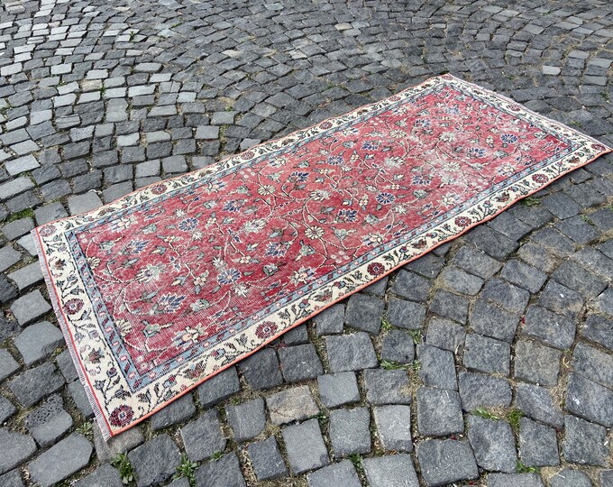 Carpet, Turkish rug, Handmade rug, Area rug, Kilim, Vintage rugs, Wool rug, Bohemian rug | 87 x 154 cm = 2,8 x 5,0 ft