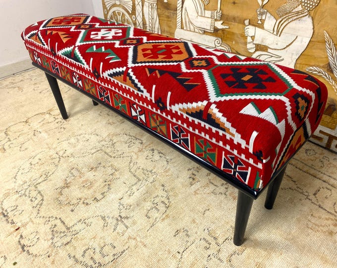 handmade ottoman bench coffee table vintage ottoman footsool upholstered bench table ottomans poufs kilim bench piano bench entryway bench