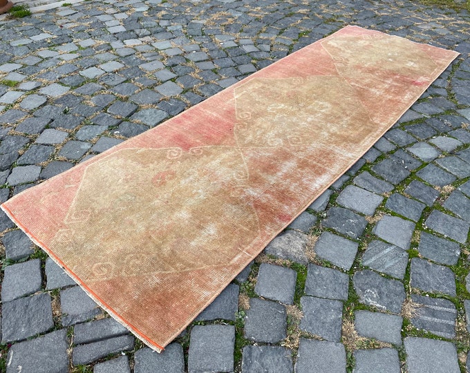 Entryway rug, Wool rug, Runner rug, Bohemian rug, Vintage rug, Turkish rug, Interior Decor, Hallway rug  68 x 220 cm = 2,2 x 7,2 ft