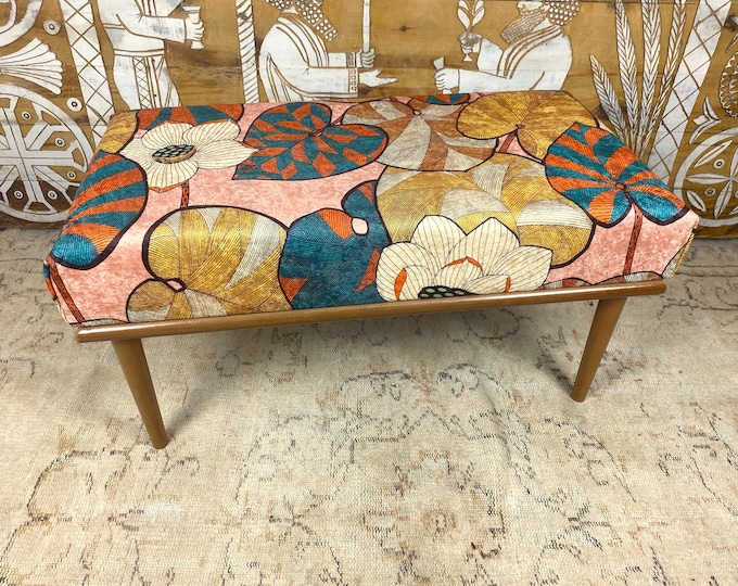 handmade ottoman bench  vintage ottoman footsool upholstered bench table ottomans poufs kilim bench piano bench entryway bench coffee table