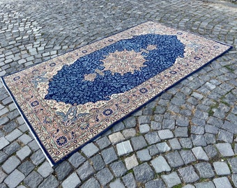 Turkish rug, Handmade rug, Wool rug, Bohemian rug, Carpet, Large rug, Vintage rug, Decor rug 152 x 257 cm = 4,9 x 8,4 ft