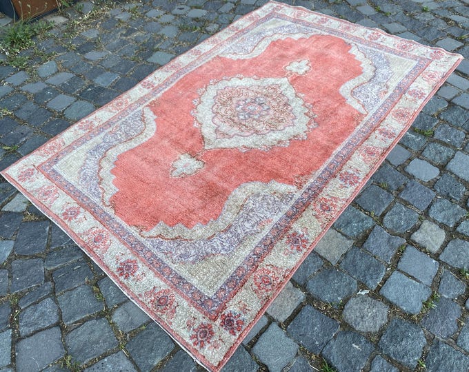 Handmade rug, Wool rug, Area Rug, Turkish rug, Home decor, Vintage rug,  Carpet, Kilim 112 x 175 cm = 3,6 x 5,7 ft