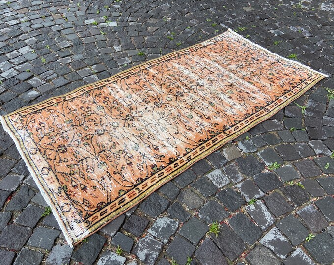 Bohemian rug, Area Rug, Turkish rug, Home decor, Vintage rug, Wool rug, Handmade rug, Carpet, Kilim | 100 x 199 cm = 3,2 x 6,5 ft