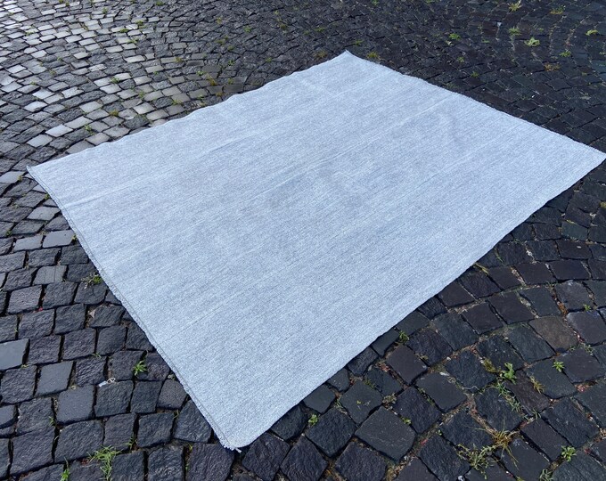 Vintage kilim rug, Turkish kilim rug, Area kilim, Kilim rug, Handmade kilim, Wool kilim  FREE SHİPPİNG !! 168 x 206 cm = 5,5 x 6,7 ft