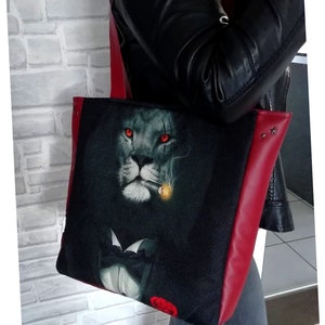 Large lion bag