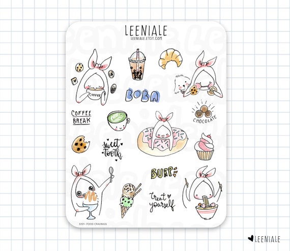 f017 Cravings Planner Stickers