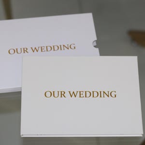 IL NOSTRO VIDEO LIBRO DI MATRIMONIO - Videolibro da 2 GB, riproduzione automatica, Videolibro che riproduce i tuoi video, Album video di matrimonio, Regalo per lei, Matrimonio