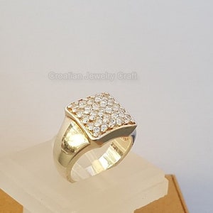 White Stone Ring, Engagement Ring, Promise Ring, White Zircon Ring, CZ Ring, Wedding Ring, Sterling Silver Ring, Anniversary Ring