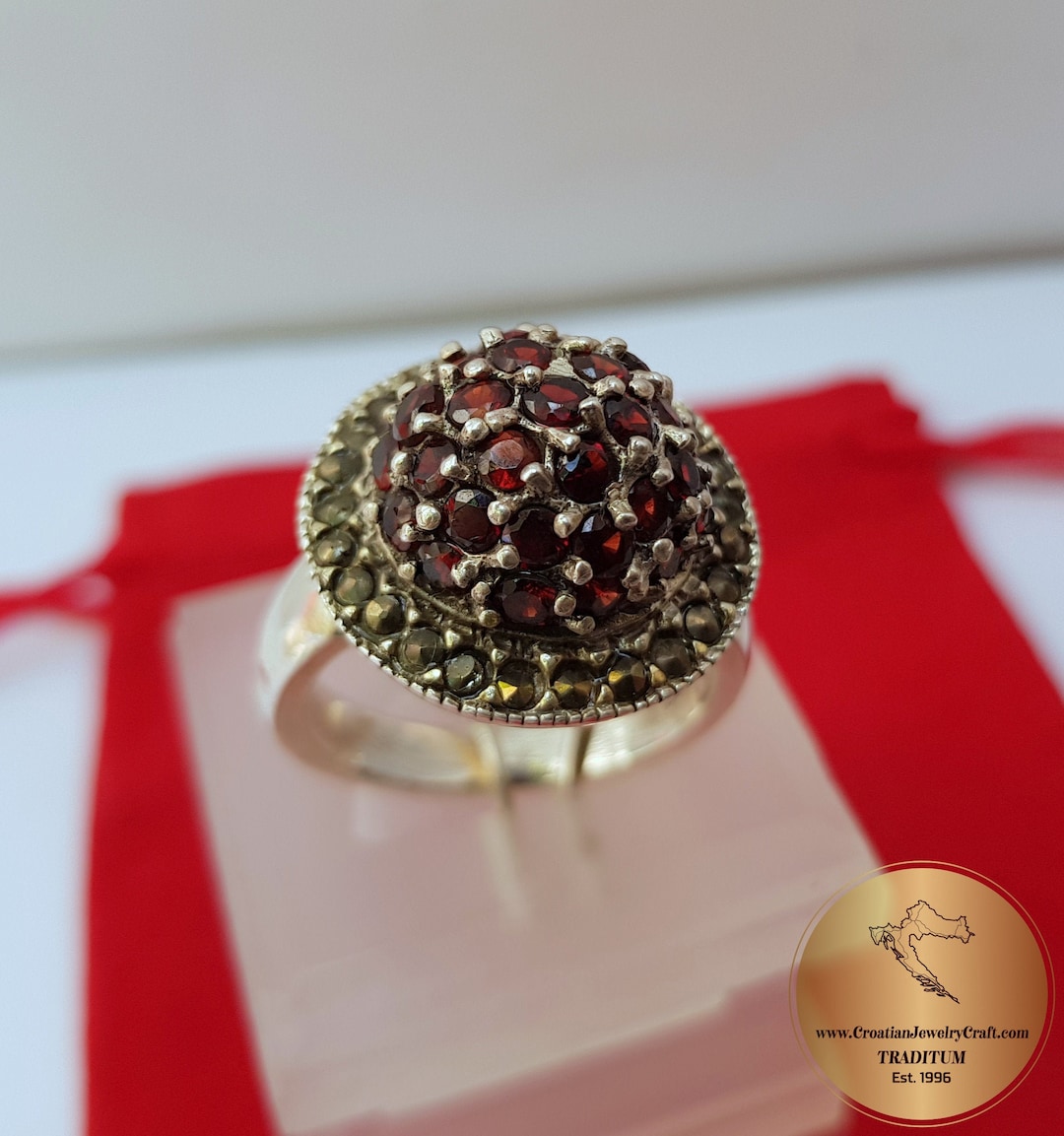Cellacity Thai-Anillo De Plata 925 Para Mujer, Joyería Fina Con Piedras Preciosas Piedra Lunar Ovalada Accesorio Vintage Para Mujer Regalo Size5 11 De Fiesta 4000348847269