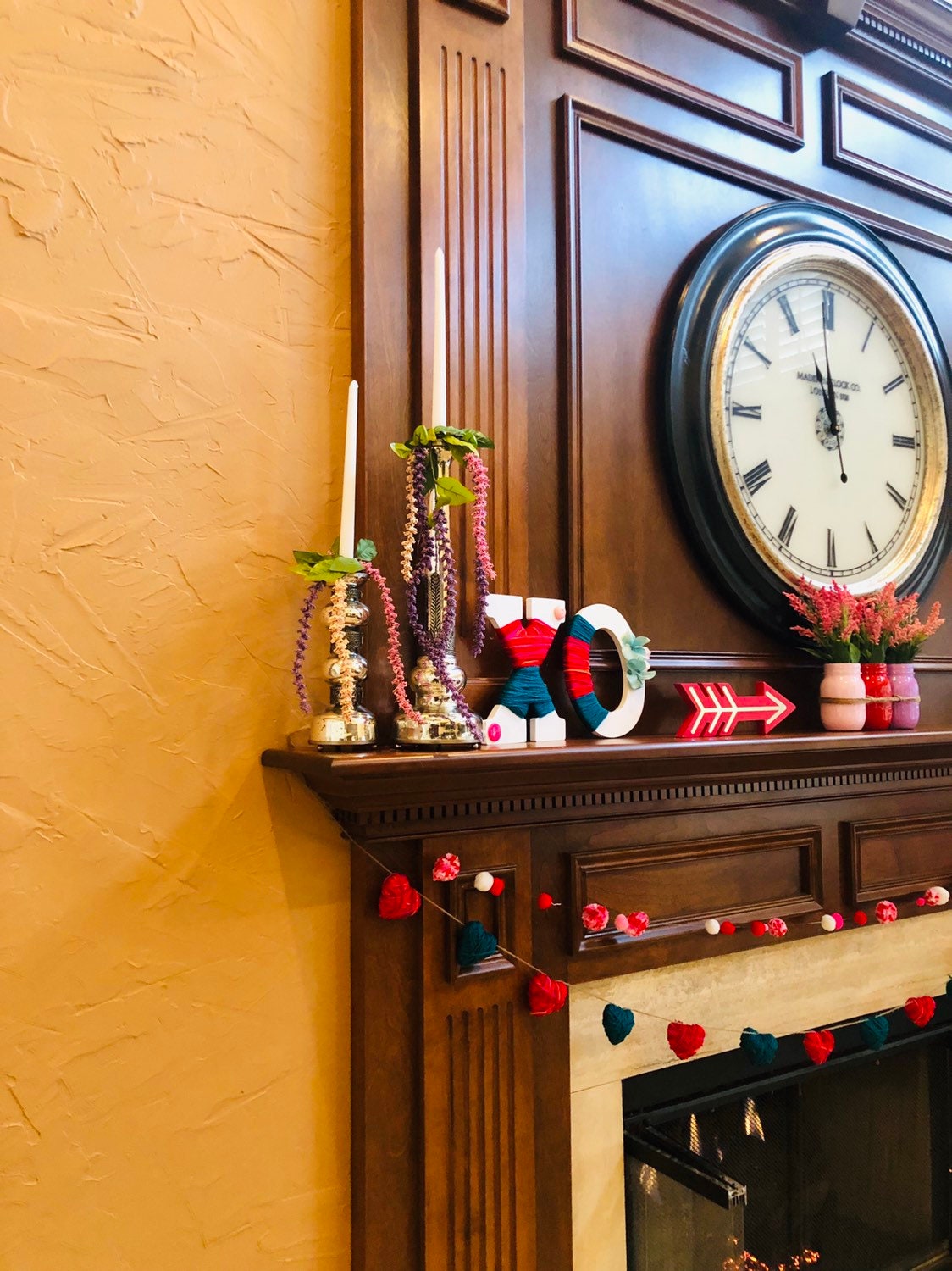 Spring Taper Candle Rings. Set of Three. Purple and Pink Etsy