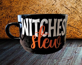 Witches Stew Soup Bowl: Halloween Fall Dishes, 20oz