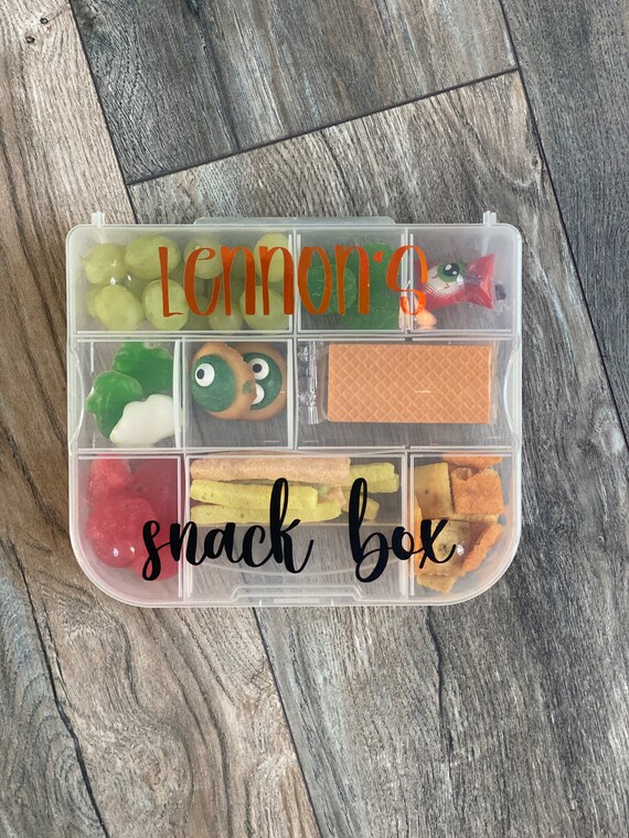 Personalized Snack Box. Kids Snack Box. Kids Shackle Box. Snackuterie Box. Kids  Lunch Box. Travel Snack Box. Plane Snack Box. Car Snacks. 