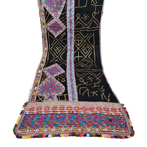 banjara Shawl Kutchi Woolen Rabari Tribal Ethnic Stole dupatta , Kutch Hand Work Tribal Woolen Embroidery Dhabdi, Indian Traditional Dupatta