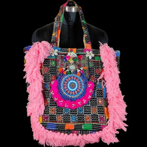 Afghani Embroidery Bag, Indian Handmade Patchwork Bag Afghani Bag