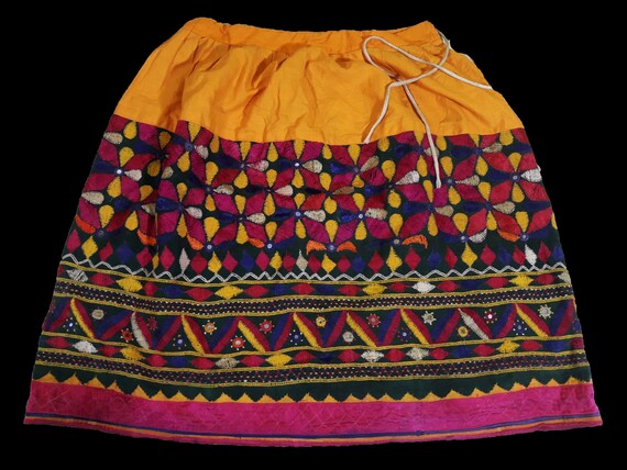Banjara Skirt vintage Lehenga very heavy Embroide… - image 10