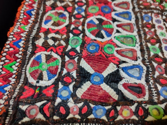 banjara patch yoke afghani dress yoke Traditional… - image 5