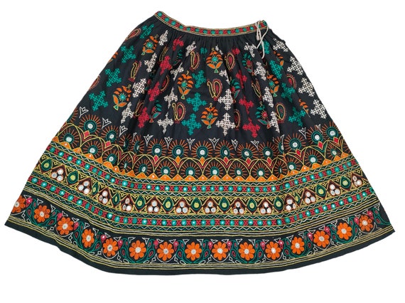 Banjara Skirt vintage Lehenga very heavy Embroide… - image 1