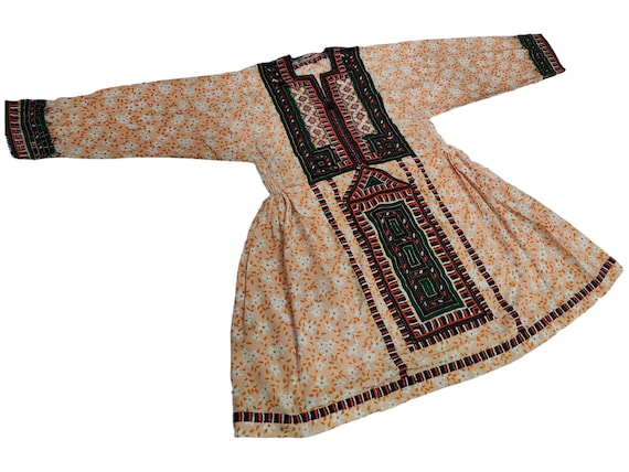 Baluchi dress ,afghan embroidered boho's gypsy an… - image 1