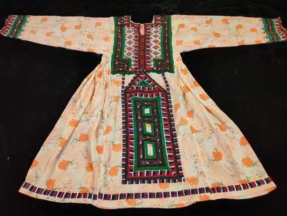 Baluchi dress,afghan embroidered boho's gypsy ant… - image 3