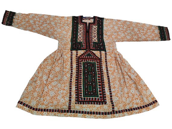 Baluchi dress ,afghan embroidered boho's gypsy an… - image 6